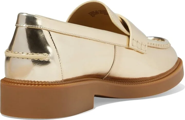 MICHAEL Michael Kors Eden Loafer Women's Shoes Pale Gold : 7.5 M, Leather - Image 4