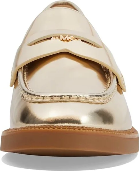 MICHAEL Michael Kors Eden Loafer Women's Shoes Pale Gold : 7.5 M, Leather - Image 5