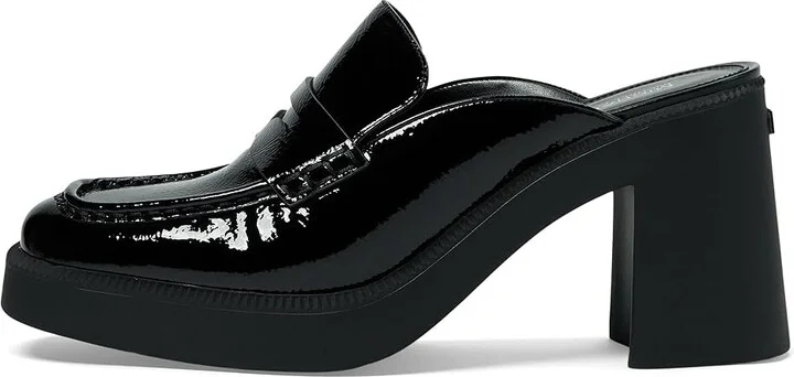MICHAEL Michael Kors Eden Platform Mule High Women's Heels Black : 10 M, Leather - Image 5