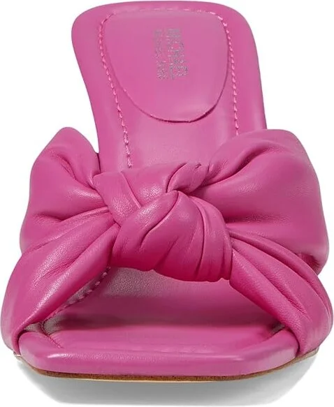 MICHAEL Michael Kors Elena Heeled Sandal Women's Sandals Cerise : 6 M, Leather - Image 2