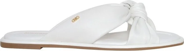 Michael Michael Kors Elena Logo Plaque Slides