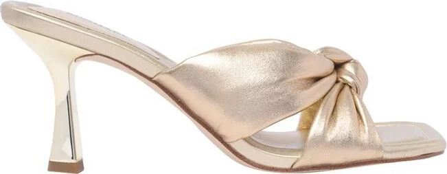 Michael Michael Kors Elena Metallic Heeled Sandals