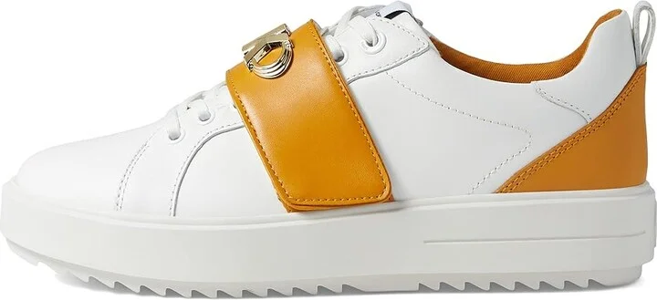 MICHAEL Michael Kors Emmett Strap Lace-Up Women's Shoes Marigold : 7 M, Leather/Synthetic - Image 6