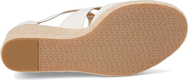 MICHAEL Michael Kors Etta Wedge Women's Wedge Shoes Optic White : 11 M - Image 3