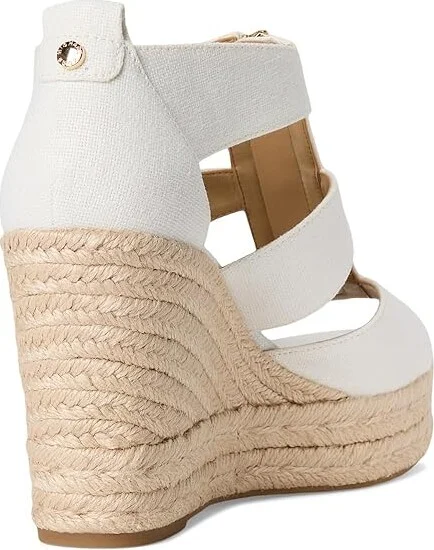 MICHAEL Michael Kors Etta Wedge Women's Wedge Shoes Optic White : 11 M - Image 4