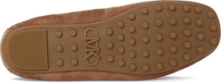 MICHAEL Michael Kors Eve Moc Women's Flat Shoes Luggage : 8.5 M, Leather/Rubber - Image 3