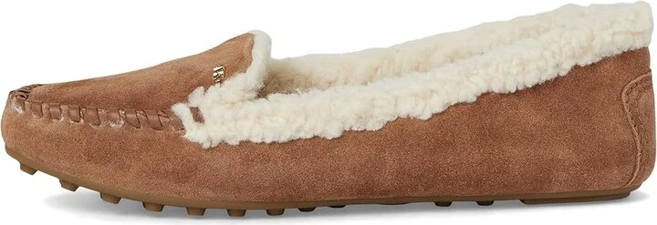 MICHAEL Michael Kors Eve Moc Women's Flat Shoes Luggage : 8.5 M, Leather/Rubber - Image 6