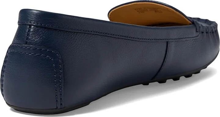 MICHAEL Michael Kors Eve Moc Women's Flat Shoes Navy : 5.5 M, Leather/Rubber - Image 4