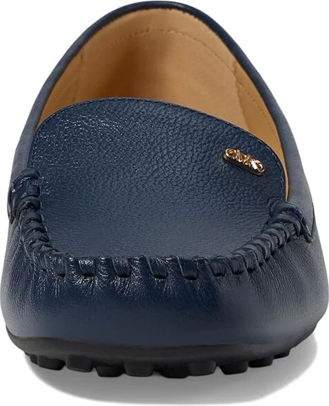 MICHAEL Michael Kors Eve Moc Women's Flat Shoes Navy : 5.5 M, Leather/Rubber - Image 5