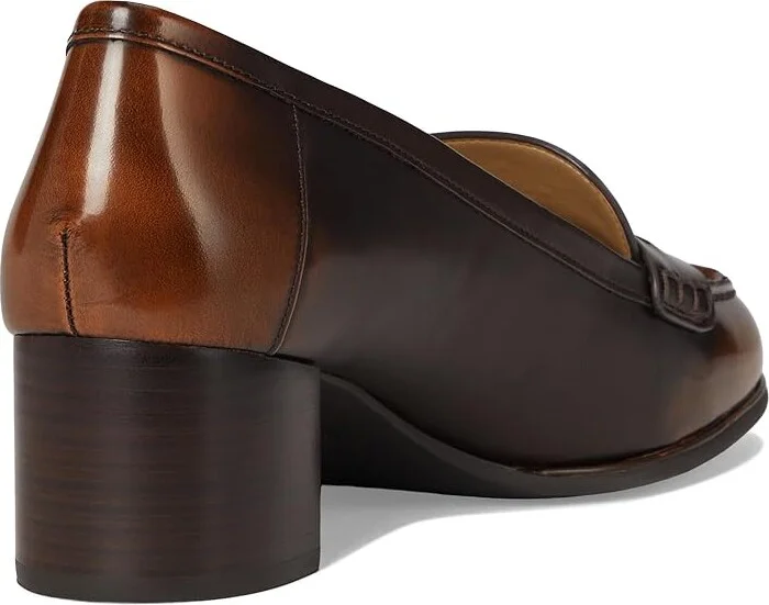 MICHAEL Michael Kors Frances Flex Pump High Women's Heels Luggage 1 : 7 M, Leather/Rubber - Image 4