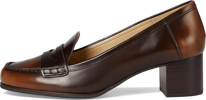 MICHAEL Michael Kors Frances Flex Pump High Women's Heels Luggage 1 : 7 M, Leather/Rubber - Image 6