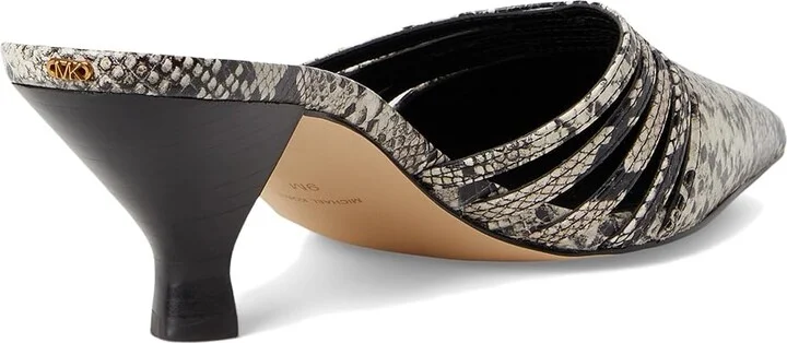 MICHAEL Michael Kors Haisley Mule Pumps Women's Shoes Natural : 7.5 M, Leather - Image 4