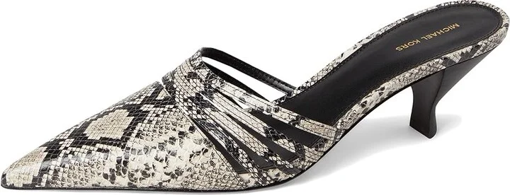 MICHAEL Michael Kors Haisley Mule Pumps Women's Shoes Natural : 7.5 M, Leather - Image 5