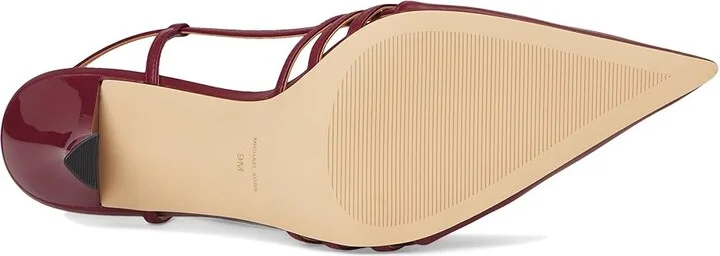 MICHAEL Michael Kors Haisley Sling Pumps Women's Shoes Mulberry : 7 M, Leather - Image 3