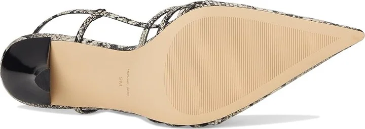 MICHAEL Michael Kors Haisley Sling Pumps Women's Shoes Natural : 8.5 M, Leather - Image 3