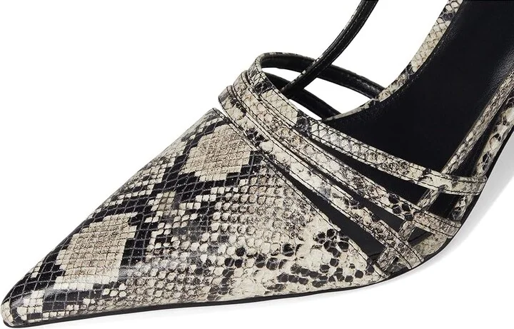 MICHAEL Michael Kors Haisley Sling Pumps Women's Shoes Natural : 8.5 M, Leather - Image 7