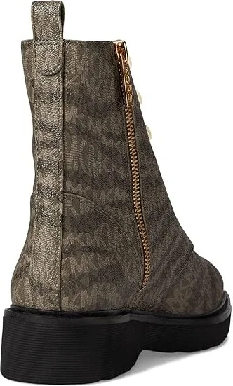 MICHAEL Michael Kors Haskell Bootie Women's Shoes Olive : 6 M, Leather - Image 4