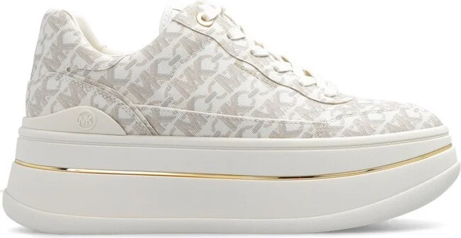 Michael Michael Kors Hayes Allover Logo Platform Sneakers