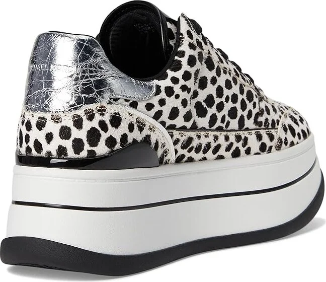 MICHAEL Michael Kors Hayes Lace Up Women's Shoes Black 2 : 7 M, Synthetic - Image 4
