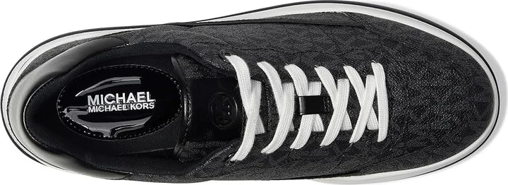 MICHAEL Michael Kors Hayes Lace Up Women's Shoes Black 3 : 9.5 M, Synthetic - Image 2