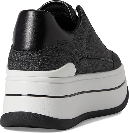 MICHAEL Michael Kors Hayes Lace Up Women's Shoes Black 3 : 9.5 M, Synthetic - Image 4