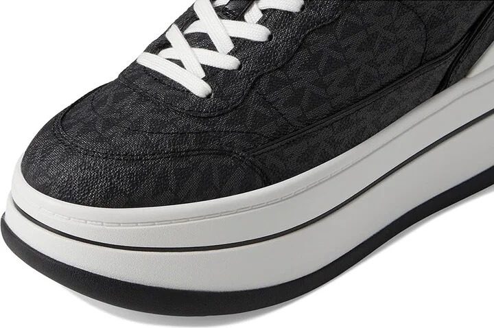 MICHAEL Michael Kors Hayes Lace Up Women's Shoes Black 3 : 9.5 M, Synthetic - Image 7