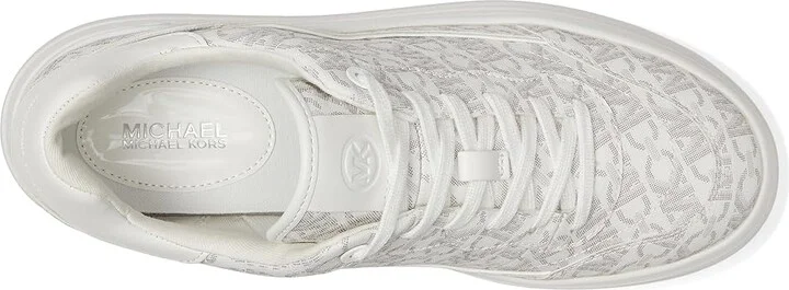 MICHAEL Michael Kors Hayes Lace Up Women's Shoes Optic White : 10 M, Synthetic - Image 2