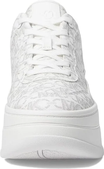 MICHAEL Michael Kors Hayes Lace Up Women's Shoes Optic White : 10 M, Synthetic - Image 5