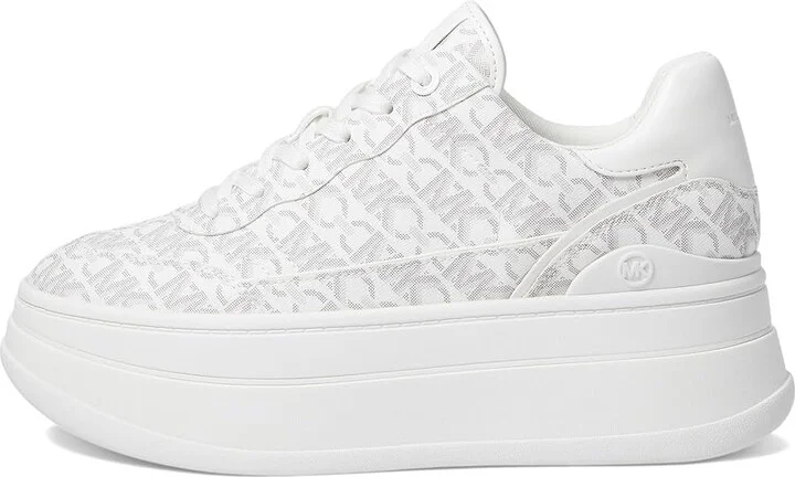 MICHAEL Michael Kors Hayes Lace Up Women's Shoes Optic White : 10 M, Synthetic - Image 6