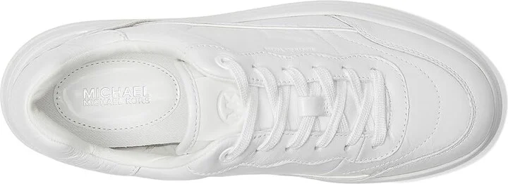 MICHAEL Michael Kors Hayes Lace Up Women's Shoes Optic White 2 : 9.5 M, Synthetic - Image 2