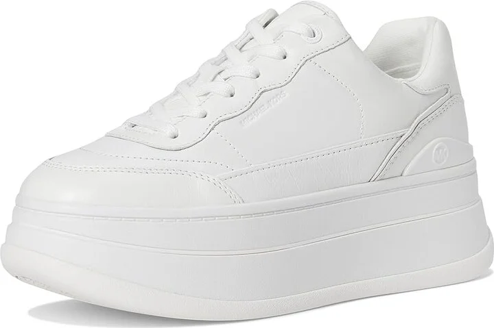 MICHAEL Michael Kors Hayes Lace Up Women's Shoes Optic White 2 : 9.5 M, Synthetic - Image 5