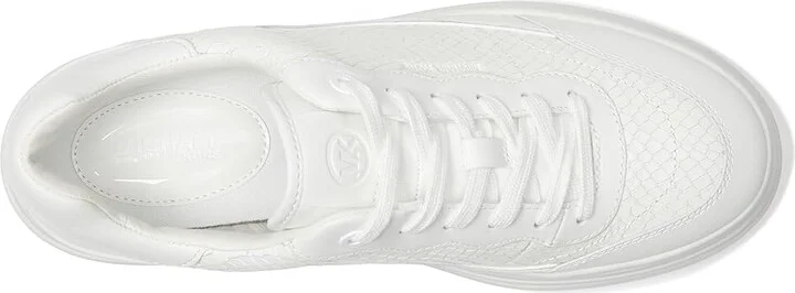 MICHAEL Michael Kors Hayes Lace-Up Women's Shoes Optic White : 9.5 M, Leather - Image 2