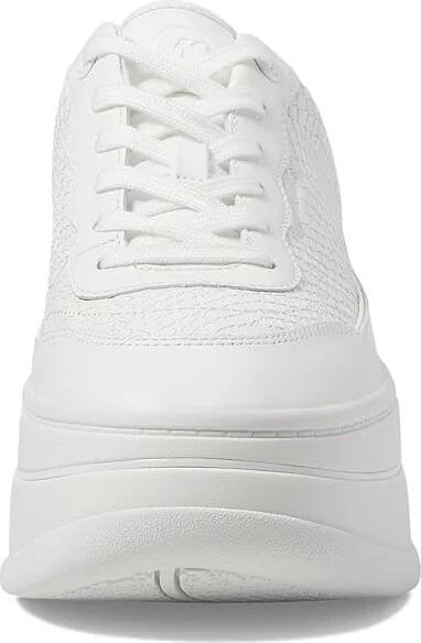 MICHAEL Michael Kors Hayes Lace-Up Women's Shoes Optic White : 9.5 M, Leather - Image 5