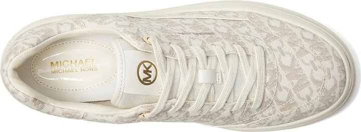 MICHAEL Michael Kors Hayes Lace-Up Women's Shoes Vanilla : 8 M, Leather - Image 2
