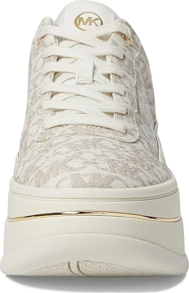 MICHAEL Michael Kors Hayes Lace-Up Women's Shoes Vanilla : 8 M, Leather - Image 5