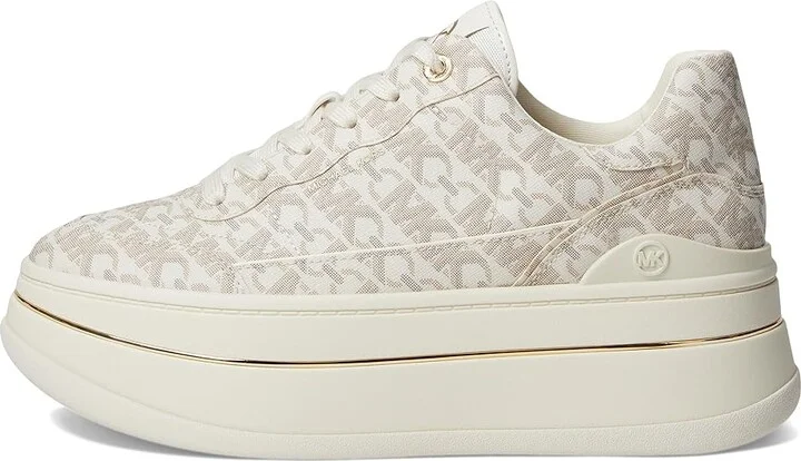 MICHAEL Michael Kors Hayes Lace-Up Women's Shoes Vanilla : 8 M, Leather - Image 6