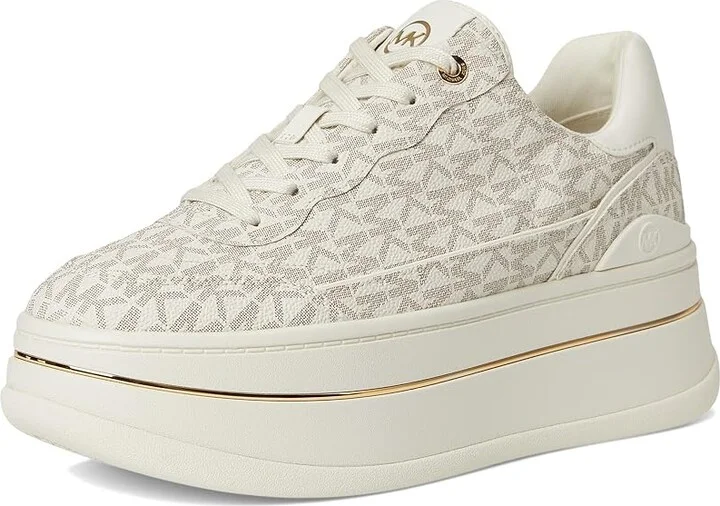 MICHAEL Michael Kors Hayes Lace Up Women's Shoes Vanilla : 9 M, Synthetic - Image 5