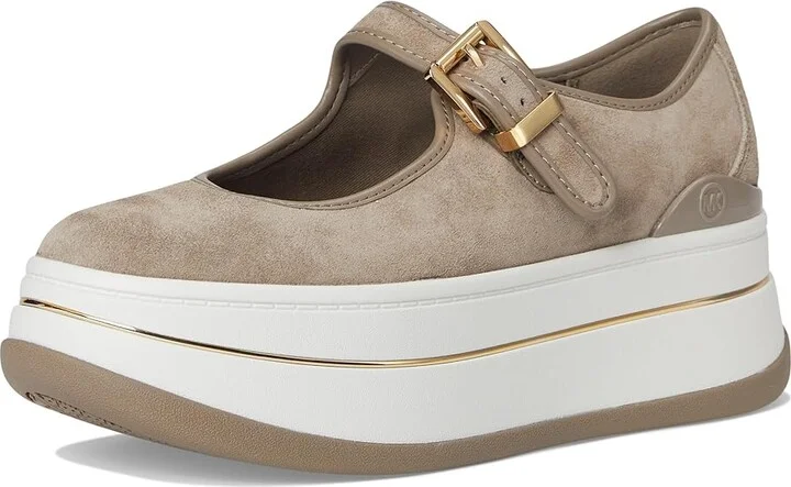 MICHAEL Michael Kors Hayes Mary Jane Women's Shoes Birch : 8.5 M, Synthetic - Image 5