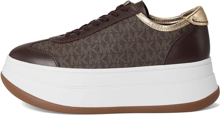 MICHAEL Michael Kors Hayes T Toe Women's Shoes Brown : 8 M, Synthetic - Image 6