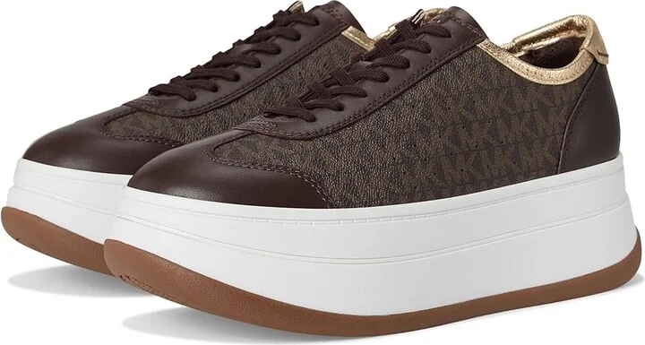 MICHAEL Michael Kors Hayes T Toe Women's Shoes Brown : 8 M, Synthetic