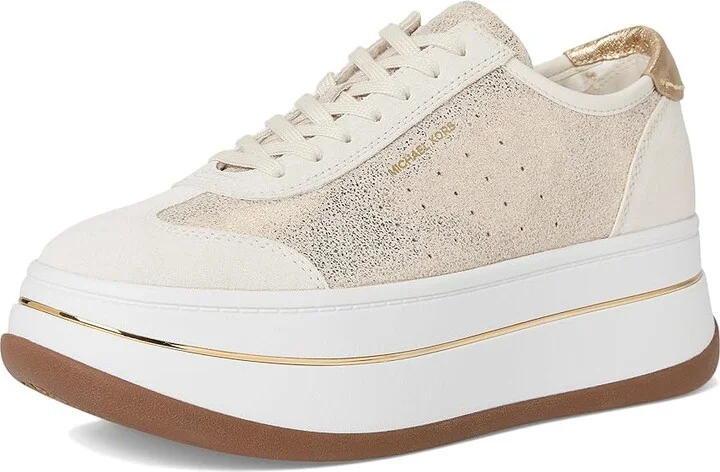 MICHAEL Michael Kors Hayes T Toe Women's Shoes Pale Gold : 6 M, Synthetic - Image 5
