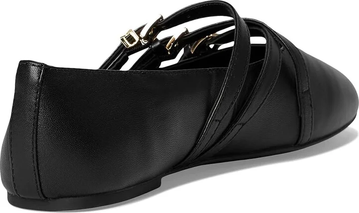 MICHAEL Michael Kors Indy Flex Ballet Women's Flat Shoes Black : 9 M, Leather - Image 4