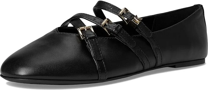 MICHAEL Michael Kors Indy Flex Ballet Women's Flat Shoes Black : 9 M, Leather - Image 5