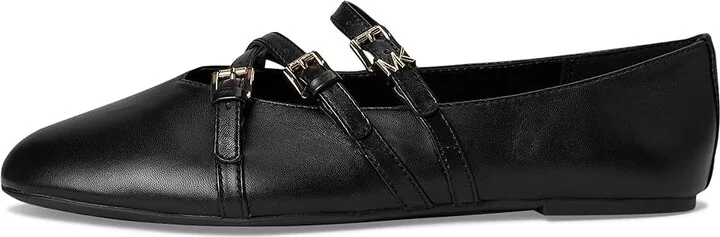 MICHAEL Michael Kors Indy Flex Ballet Women's Flat Shoes Black : 9 M, Leather - Image 6