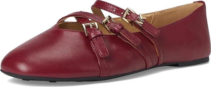 MICHAEL Michael Kors Indy Flex Ballet Women's Flat Shoes Mulberry : 6 M, Leather - Image 5