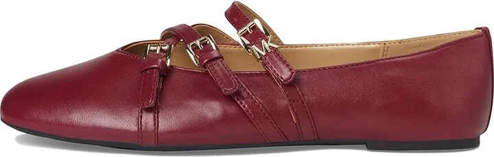MICHAEL Michael Kors Indy Flex Ballet Women's Flat Shoes Mulberry : 6 M, Leather - Image 6