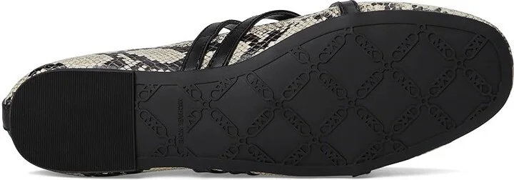 MICHAEL Michael Kors Indy Flex Ballet Women's Flat Shoes Natural : 7.5 M, Leather - Image 3