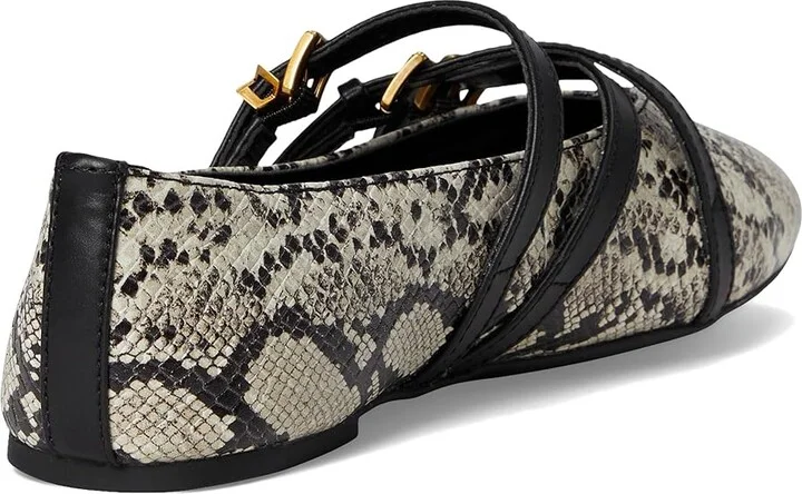MICHAEL Michael Kors Indy Flex Ballet Women's Flat Shoes Natural : 7.5 M, Leather - Image 4