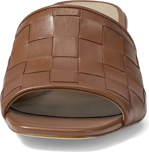 MICHAEL Michael Kors Ingrid Midheel Mule Women's Shoes Luggage : 10 M, Leather - Image 2