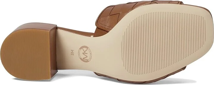 MICHAEL Michael Kors Ingrid Midheel Mule Women's Shoes Luggage : 10 M, Leather - Image 3